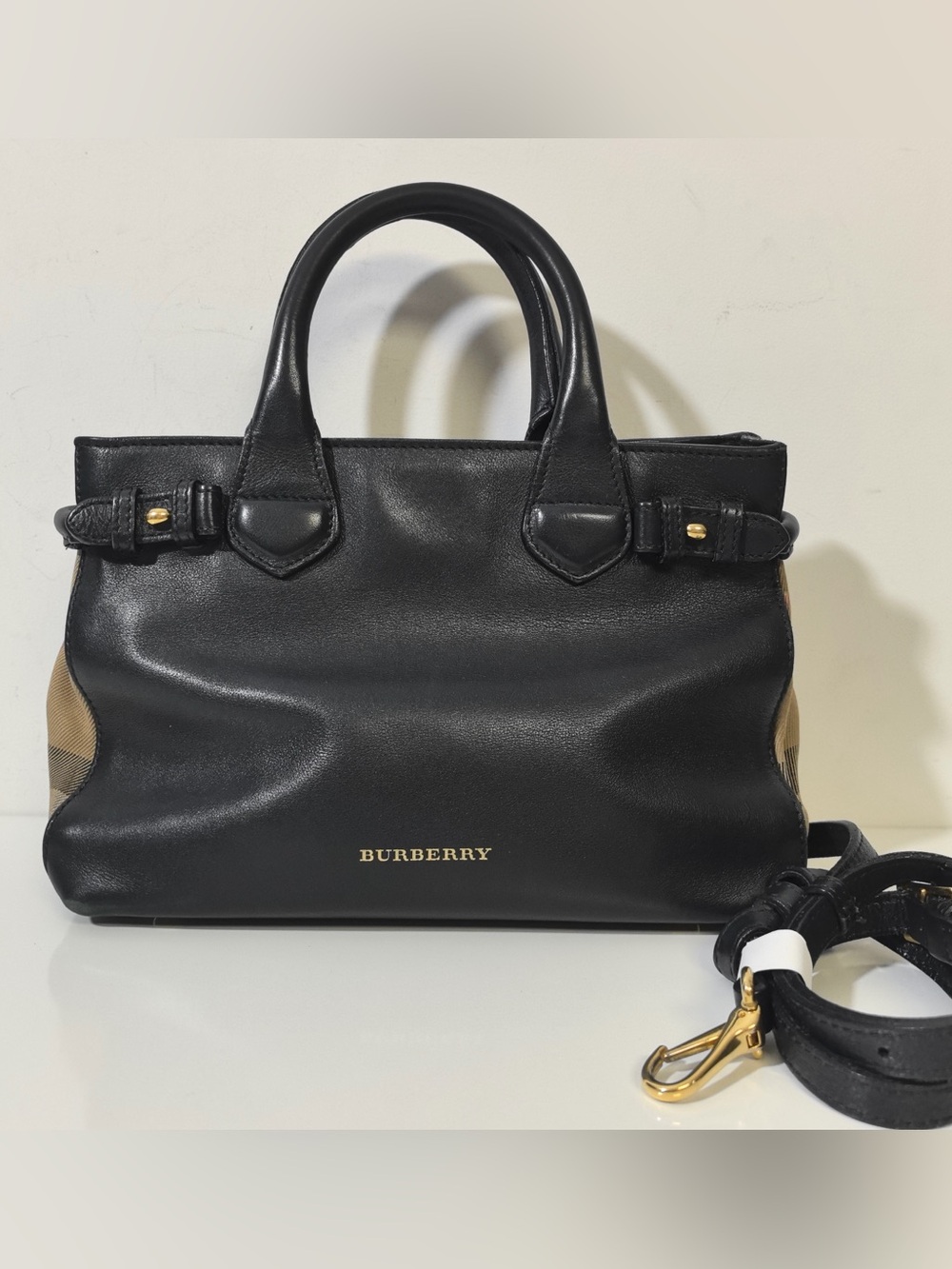 Pre-Owned Burberry Small Banner tote bag - Picture 1 of 8